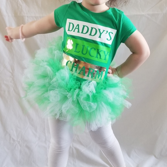 LUCKY & Clover leaf girls customized shirts - Picture 4 of 6